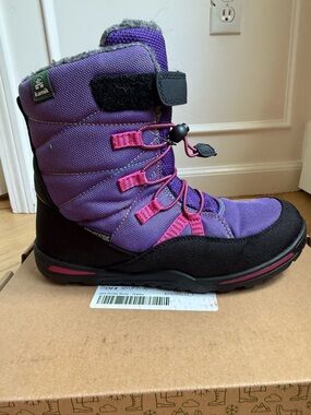 Kamik Kids Purple Winter Boot with Pink Accents